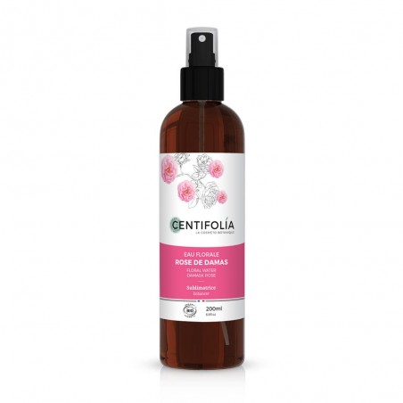 Eau florale biologique de Rose de Damas
