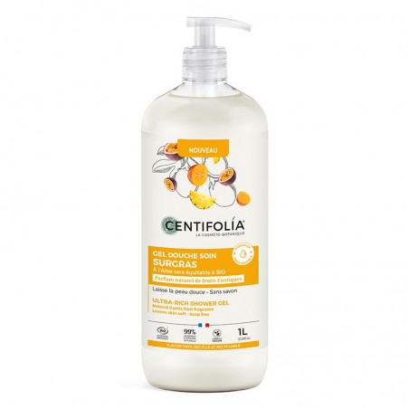 Gel douche soin surgras Fruits exotiques 1L