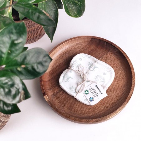Kit de 3 lingettes lavables