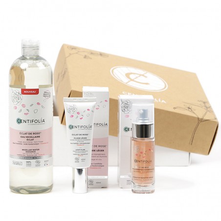 COFFRET ECLAT DE ROSE® - Soins cosmétiques Peaux normales à mixtes