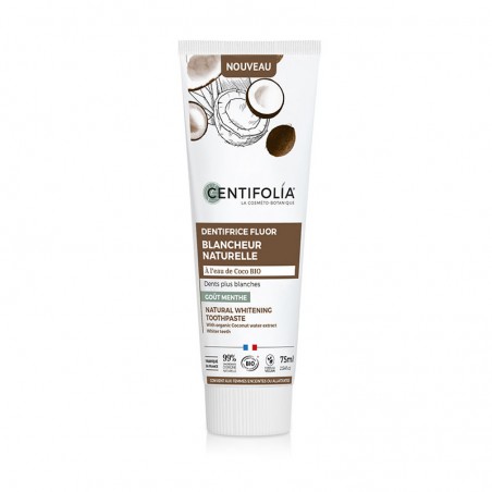 Dentifrice fluor blancheur naturelle