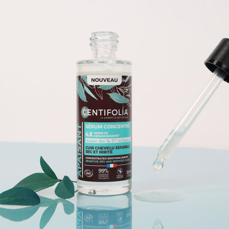 Sérum concentré apaisant avec pipette