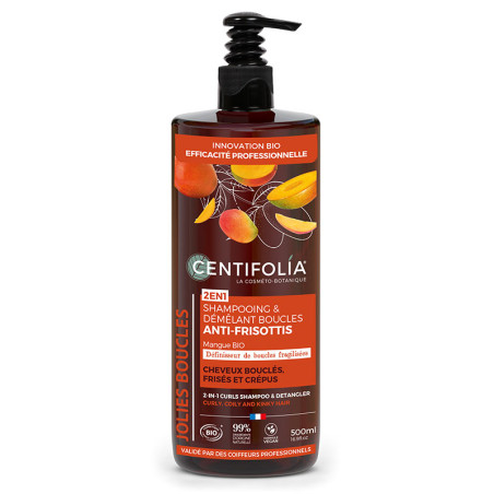 Shampooing & démêlant boucles Anti-frisottis 2en1 500ml