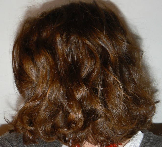 Henné blond sur cheveux chatain clair